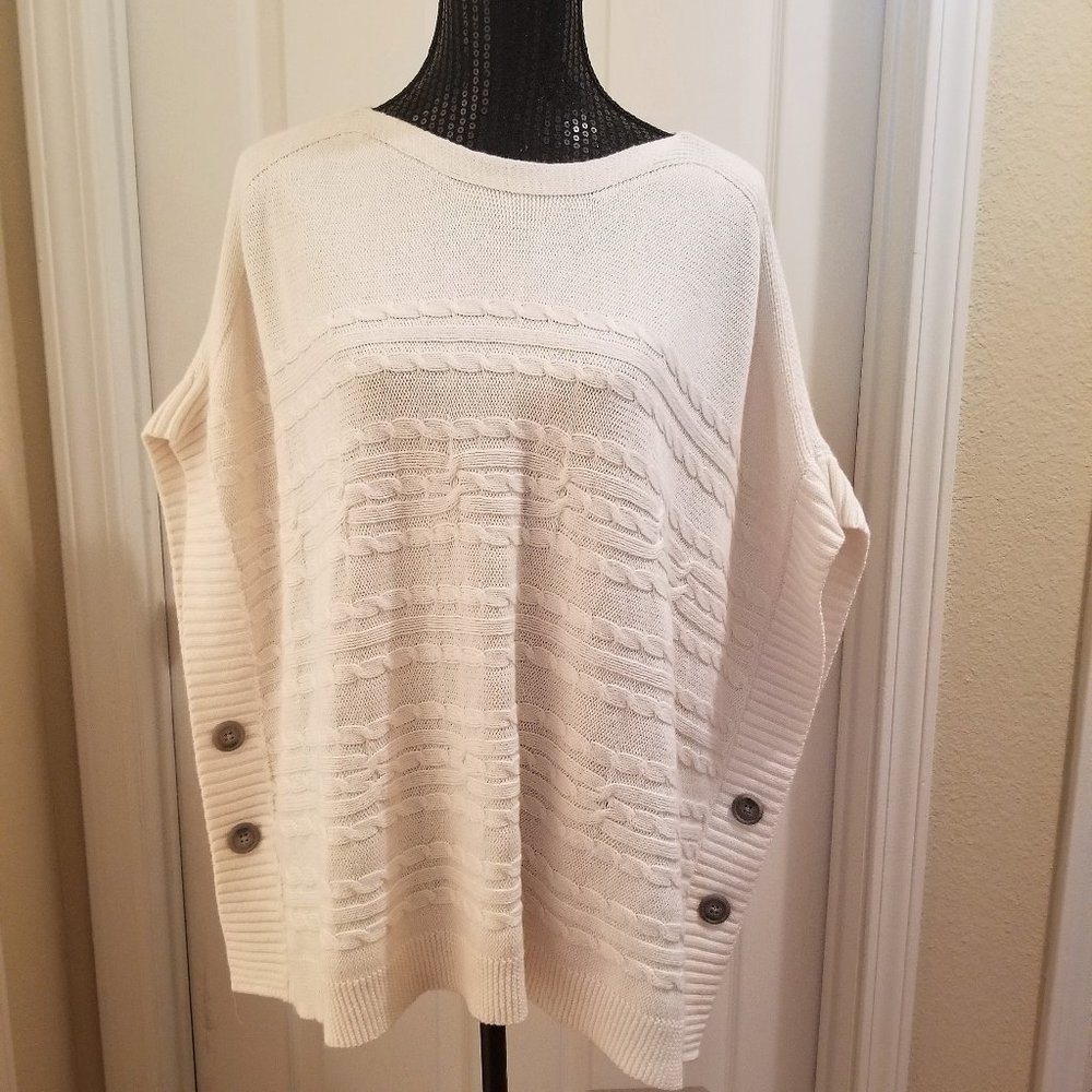 Banana Republic, cream sweater vest